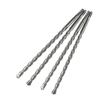 纳仕德 cha1059 方柄冲电锤击钻头加长钻头超长四坑混凝土穿墙钻 方柄