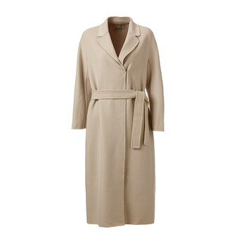 麦丝玛拉 max mara  max mara s系列 esturia女士米色双面羊毛大衣