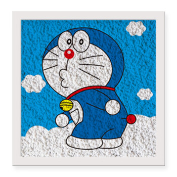 可狄(kedi) 纸浆画 哆啦a梦列系纸浆画diy材料包