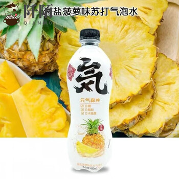 元气气泡水480ml15瓶箱元气森林气泡水混合口味整箱装限定海盐菠萝
