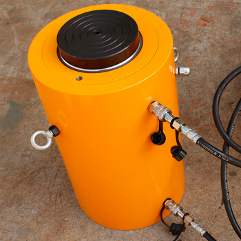 液压千斤顶50吨100吨立式分体同步重型液压顶yg双作用千斤顶dyg500200