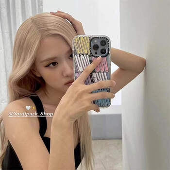 字母苹果13promax手机壳ipho朴彩英rose同款字母手机壳iphone11promax