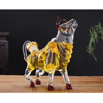 桓鑫酒瓶空瓶 酒瓶加厚牛型玻璃泡酒瓶创意工艺空酒瓶子白红酒瓶密封