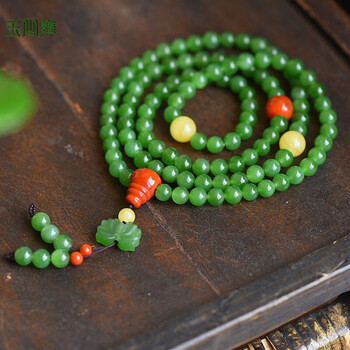 玉之舞 天然星月菩提手串两圈 8*10mm海南星月菩提籽手链星月手持佛珠