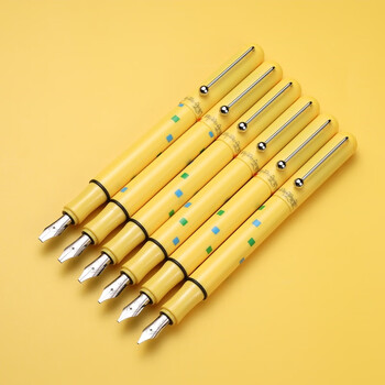 fgacct 藏文书写笔[西藏瞳觅多款口袋笔藏文书写书法钢笔  黄色 2.