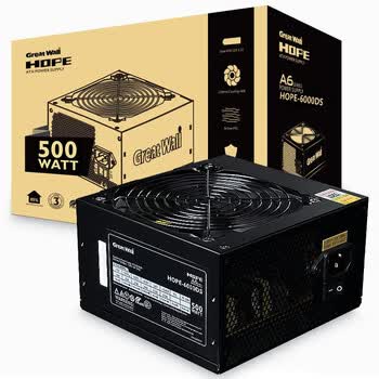 长城 电源 HOPE6000DS  HOPE系列电脑电源台式机电脑主机游戏电源 额定500W