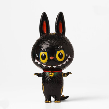 labubu mini 4代拉布布迷你zimomo四代盲盒确认款 黑