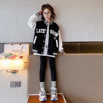 vjmj儿童衣服女10到12岁套装秋季大童女装12岁到15岁套装8岁女孩衣服