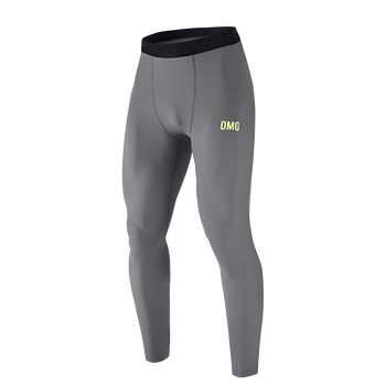 迪卡侬压缩裤男跑步专业 omg锦纶高弹力专业运动健身训练紧身裤