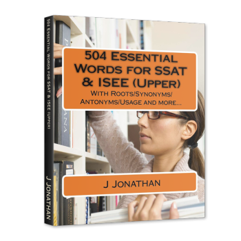 504 Essential Words for SSAT & ISEE (Upper) 英文原版平装 504个SSAT和ISEE的基本单词（上）