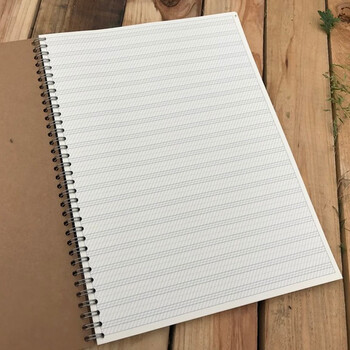 俄语练习纸 俄文书法练习本俄语练习纸活页替芯温妤 圈装1本60张