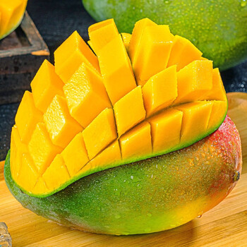 四川攀枝花凯特芒果新鲜10应季斤水果芒果整箱特大青忙果当季5斤特大