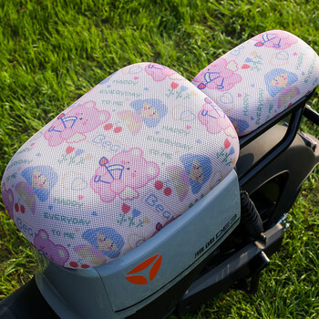 电动车坐垫套雅迪dm6de3dt5爱玛vava通用隔热台铃de8防晒gc6座罩 夏季