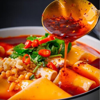 雅叔流汁宽粉甘肃兰州特产定西土豆粉宽粉速食麻辣烫火锅3包装