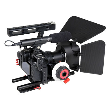 狼王（YELANGU） C500单反A7m3A7r3相机兔笼套件索尼A6400A9系列笼子摄影配件 红色