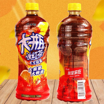 新品今麥郎大瓶飲料750ml*6瓶/12瓶冰紅茶綠茶茉莉蜜茶青梅整箱 學生