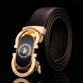 ck轻奢奢侈品轻奢皮带男士真皮年轻人商务自动扣裤腰带男阿玛尼皮带