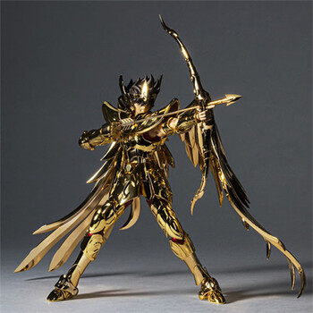 圣斗士圣衣神话ex gold24 24k真金电镀模型玩具礼 黄金射手座星矢