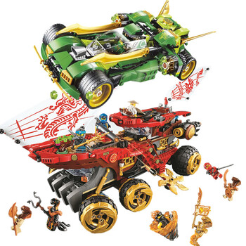 乐高(lego)2021新品幻影忍者封赏之地战车积木10岁70677男孩玩具拼装