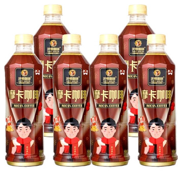 中沃沃顿咖啡拿铁摩卡500ml瓶装经典炭烧即饮咖啡饮品 摩卡咖啡 500ml