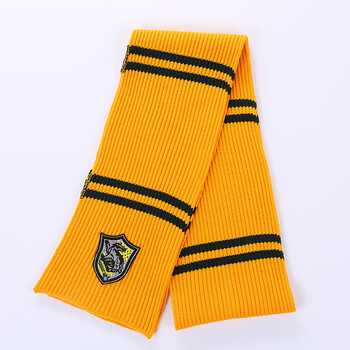 周边霍格沃茨斯莱特林格兰芬多2022新款獾院围巾精工版联名款19019cm