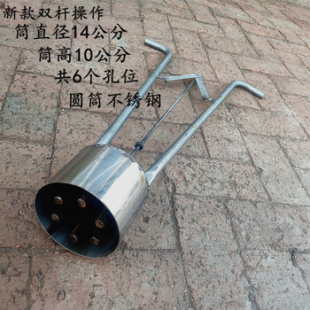 牛粪拖块模具节能环保蜂窝煤托块双杆压粪机牛粪压块机圆筒直径14cm双