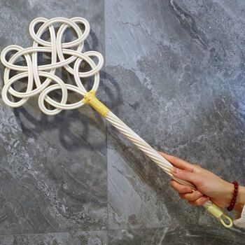 拍被子晒被子拍打器真藤藤拍编织藤条藤编被拍子家用如意棉被 扭柄 真