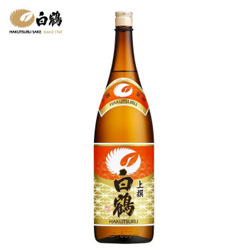 白鹤 上选清酒 1.8L 15度 日本清酒 原装进口 家庭装口粮酒 年货送礼