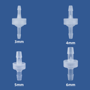 重巡以赛塑料单向阀逆止阀pp塑料止回阀胶管软管宝塔单流阀气液止逆阀