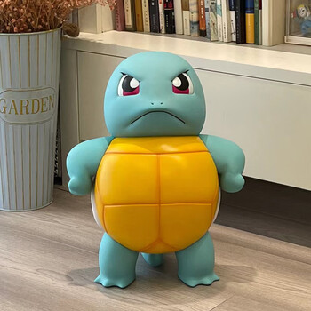 万代(bandai)傲娇生气杰尼龟手办摆件车载大摆件头盔墨镜款玩偶汽车生