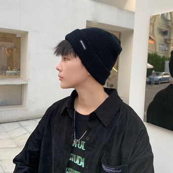 慕瑾繁饰这就是街舞王嘉尔同款户外毛线帽子teamwang刺绣男女嘻哈针织