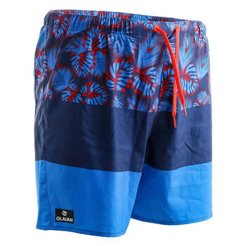 迪卡侬沙滩裤男短裤速干可下水海边度假泳裤健体裤潮流带内衬sbt藏青