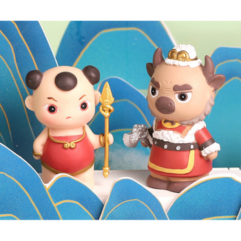 梦幻西游盲盒大闹天宫摆件齐天大圣唐僧八戒红孩儿西游记系列盲盒 大