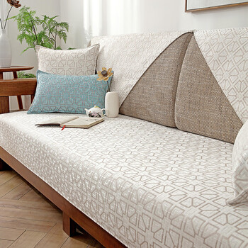 菲梵阁 实木沙发垫子四季通用防滑坐垫现代简约时尚沙发靠背垫扶手巾