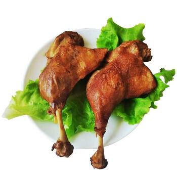大鸭腿10袋五香卤味鸡腿熟食真空零食小吃休闲整箱 鸭翅5包*100g 鸭腿