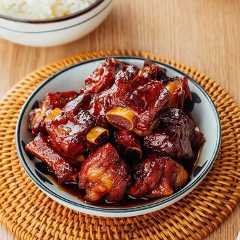 锦鸡台红烧排骨猪肉排骨里脊骨真空包装红烧排骨500g1袋