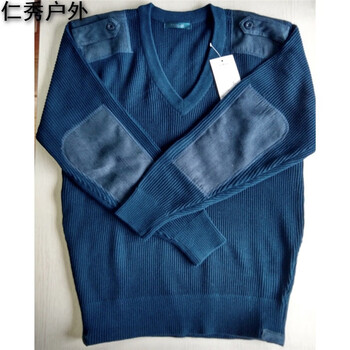 07毛衣/军绿色毛衣/毛衣深天蓝毛衣/空毛衣 165-170/84-88