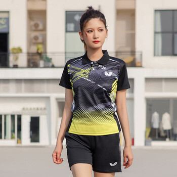 乒乓球服男女系列款短袖速干翻领比赛训练服团队运动服企事业单位学校