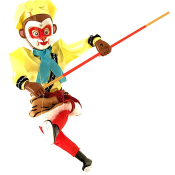 木偶提线娃娃玩具提线孙悟空人偶儿童早教拉线礼物娃娃模型傀儡摆摊