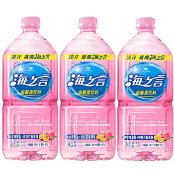 海之言:桃桃百香果味【1升*4瓶