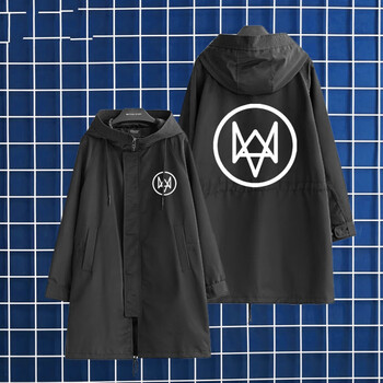 看门狗风衣steam看门狗2军团ps4游戏周边watchdog风衣外套衣服中长款