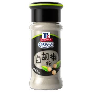 味好美白胡椒粉30g 味好美 Mccormick 香辛料调料白胡椒粉30g 香料烧烤烹饪调味料百年品牌优质原料味好美出品 行情报价价格评测 京东