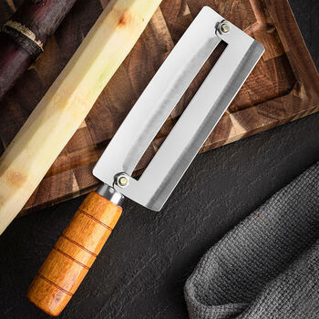 高碳钢甘蔗刀削皮刀菠萝去皮神器商用不锈钢水果甘蔗削皮刀甘蔗刀豆乐