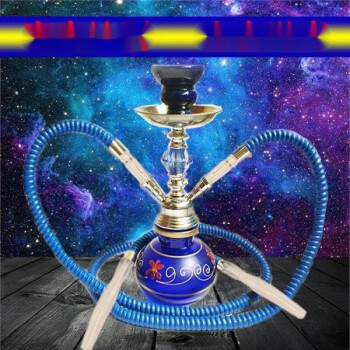 酒吧阿拉伯水烟ktv水烟壶清吧家用超大烟雾水果味道水烟壶全套贾思德