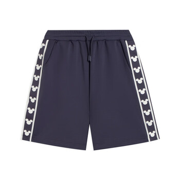 男女运动短裤迪士尼联名夏季裤子情侣裤五分裤运动裤墨水灰aksr5318s