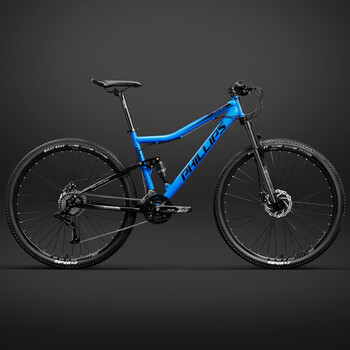 捷安特(giant)菲利普软尾山地车自行车双减震变速上班代步男士款