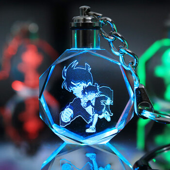 周边钥匙扣挂件怪盗基德灰原哀名侦探工藤新一安室透发光水晶 柯南5