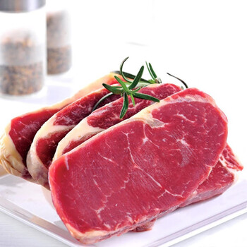 内蒙古科尔沁黄牛原切牛排150g8片1200g