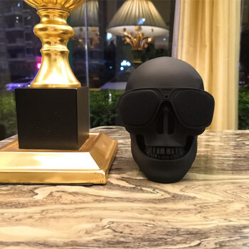 斗牛犬蓝牙音箱狗头蓝牙音响 骷髅头无线蓝牙音箱低音炮创意生日礼物