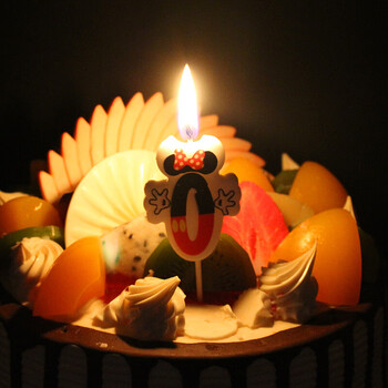 生日蜡烛数字生日蜡烛 生日蜡烛 创意 浪漫 卡通 宝宝周岁 数字 儿童